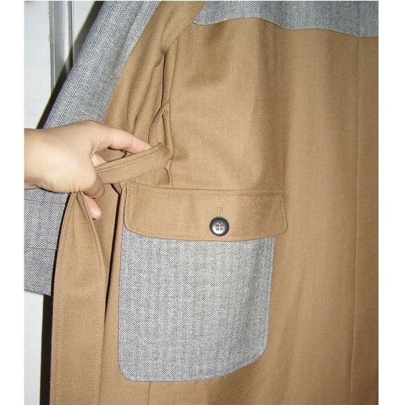 NEW Coat by Le Mont St Michel Trench style size 8 - Picture 9 of 12